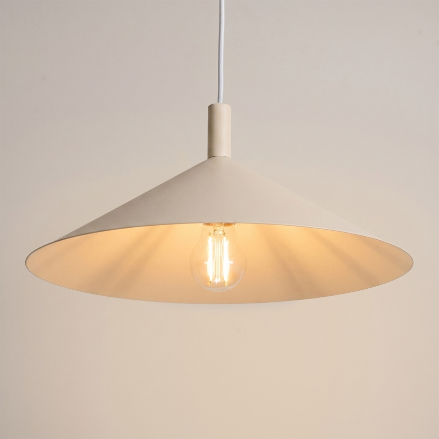 Ripplamp kaablil NOX 1xE27/15W/230V kreemjas
