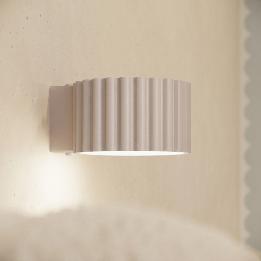 Seinavalgusti AURA 1xGX53/10W/230V pruunikas-hall
