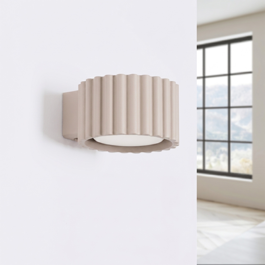 Seinavalgusti AURA 1xGX53/10W/230V pruunikas-hall
