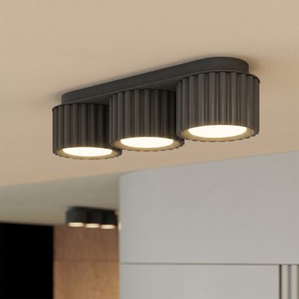Punktvalgusti AURA 3xGX53/10W/230V must