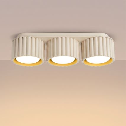 Suunatav laevalgusti AURA 3xGX53/10W/230V kreemjas