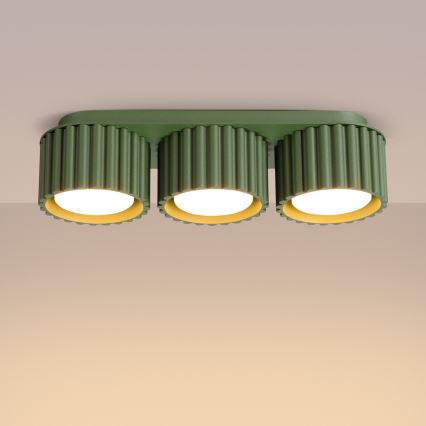 Spottvalgusti AURA 3xGX53/10W/230V roheline