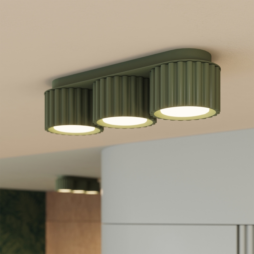Spottvalgusti AURA 3xGX53/10W/230V roheline