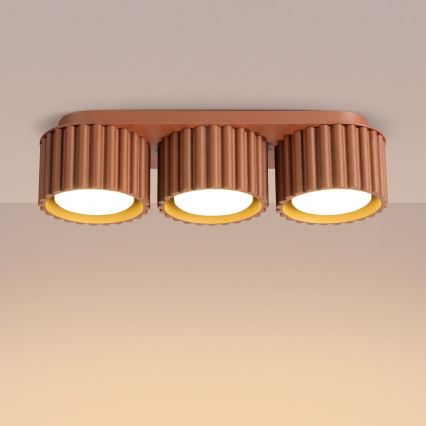 Punktvalgusti AURA 3xGX53/10W/230V oranž