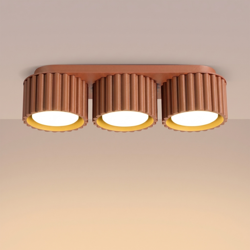 Punktvalgusti AURA 3xGX53/10W/230V oranž