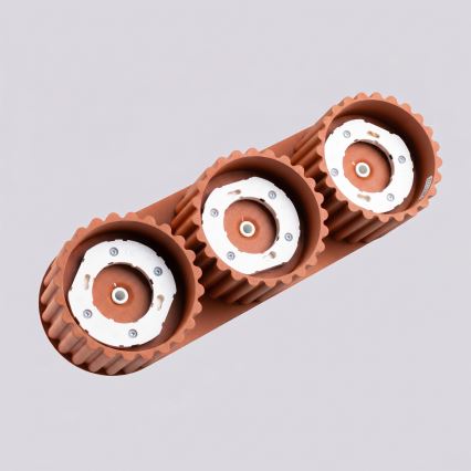Punktvalgusti AURA 3xGX53/10W/230V oranž