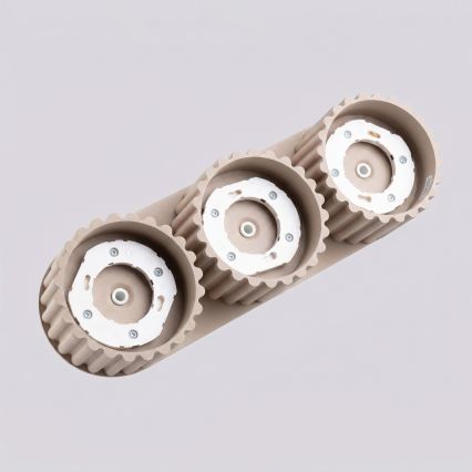 Spottvalgusti AURA 3xGX53/10W/230V hallikaspruun