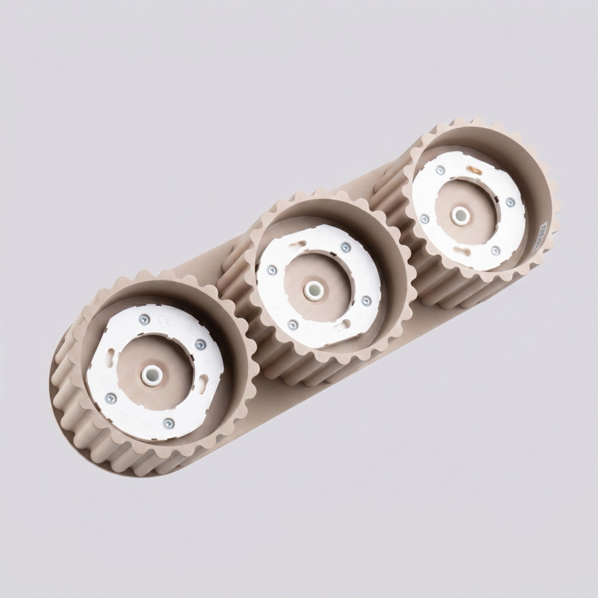 Spottvalgusti AURA 3xGX53/10W/230V hallikaspruun