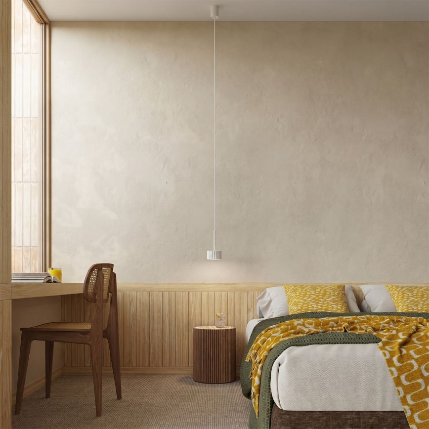 Ripplamp kaablil AURA 1xGX53/10W/230V valge