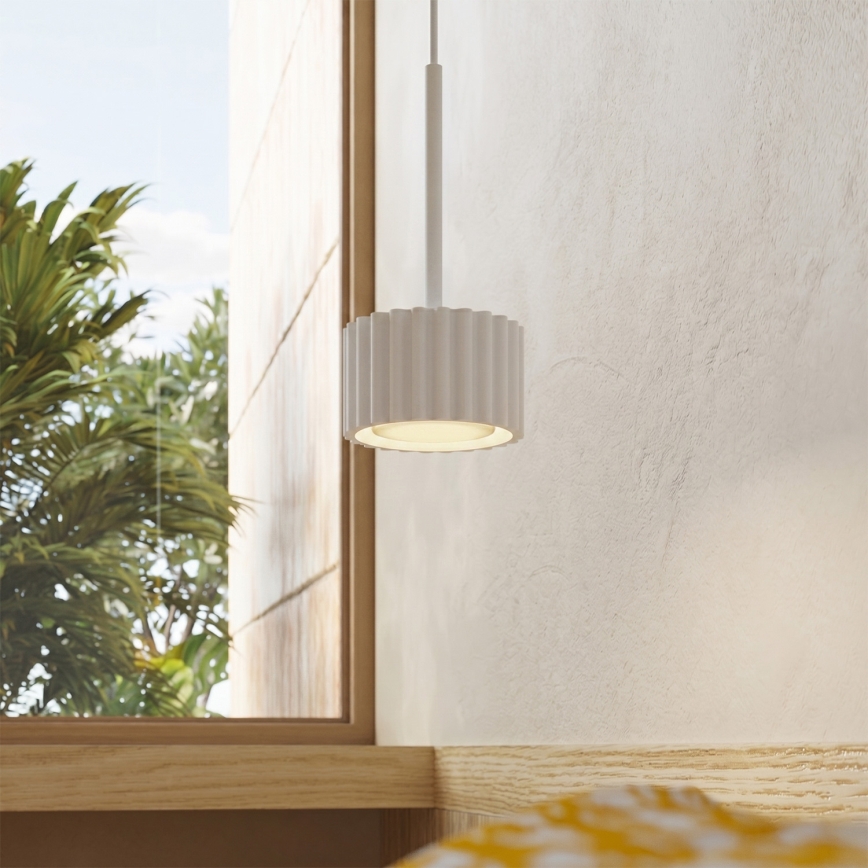 Ripplamp kaablil AURA 1xGX53/10W/230V valge