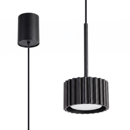 Kaabliga ripatsvalgusti AURA 1xGX53/10W/230V must
