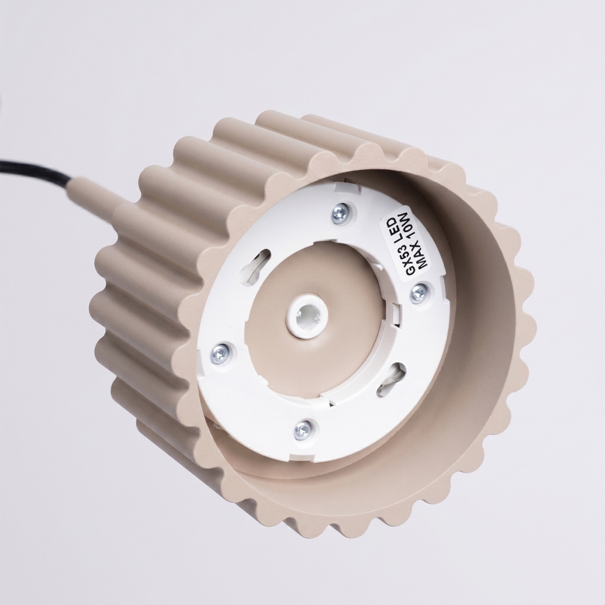 AURA ripatsvalgusti kaabliga 1xGX53/10W/230V taupe