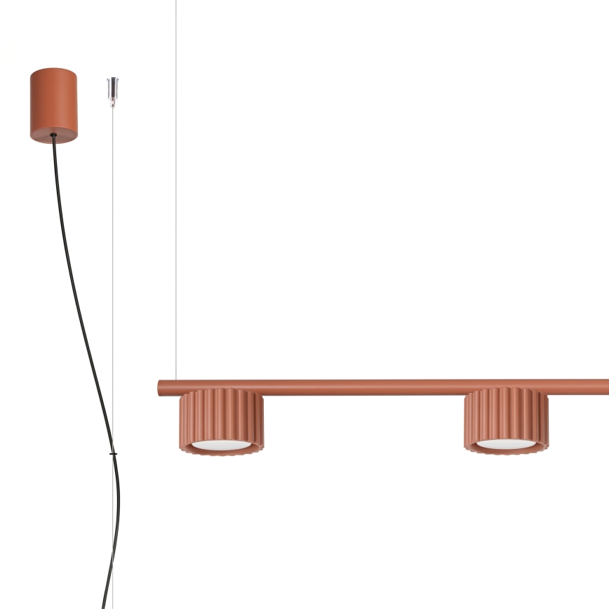 AURA rippvalgusti kaabliga 4xGX53/10W/230V, punane