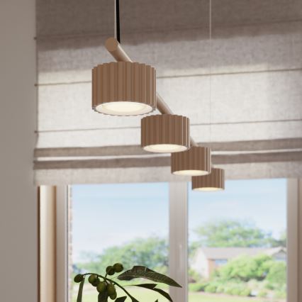 Ripplamp kaabliga AURA 4xGX53/10W/230V taupe