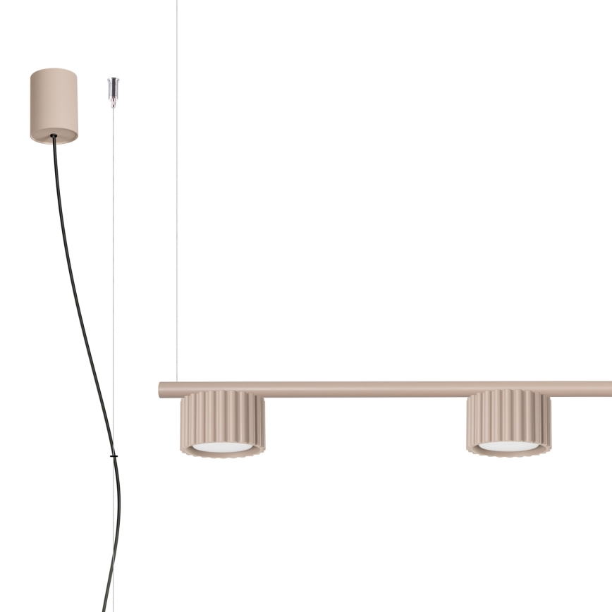 Ripplamp kaabliga AURA 4xGX53/10W/230V taupe