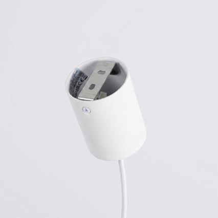 Laelamp kaabliga KARBON 4xGU10/10W/230V valge