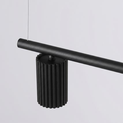 KARBON kaabliga lühter 4xGU10/10W/230V must