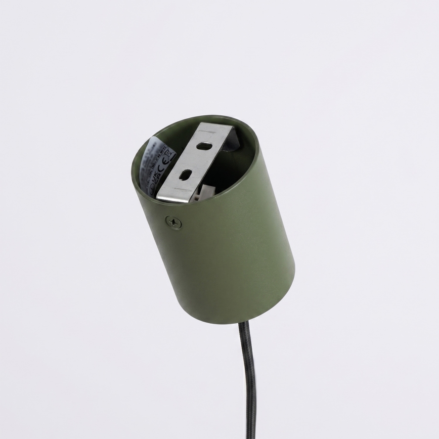 KARBON kaabliga lühter 4xGU10/10W/230V, roheline