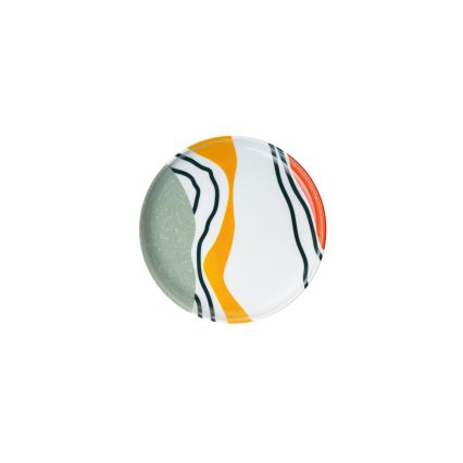 Söögikomplekt 18 tk mitmevärviline/portselan