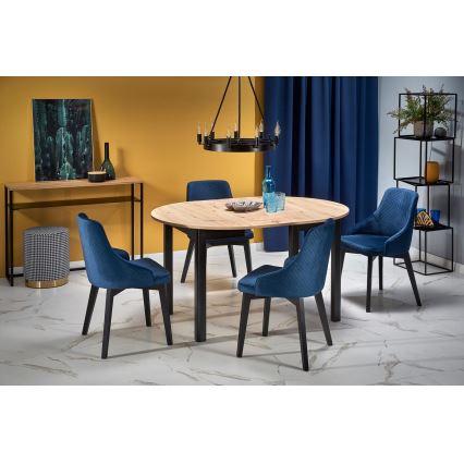 Söögilaud CALMIO artisan-tamm/must