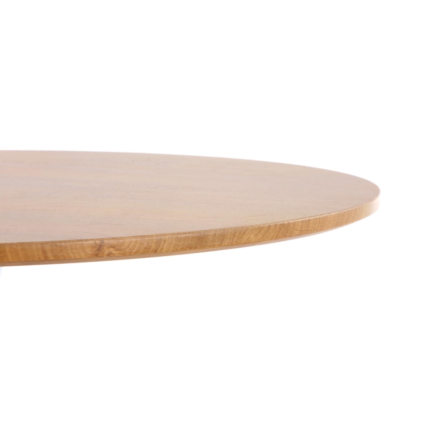 Söögilaud LUGI läbimõõt 80 cm pruun/valge