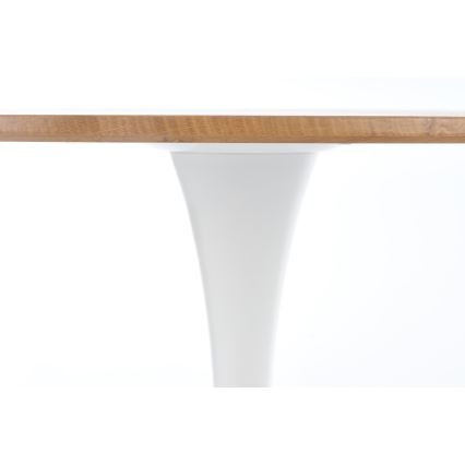 Söögilaud LUGI läbimõõt 80 cm pruun/valge