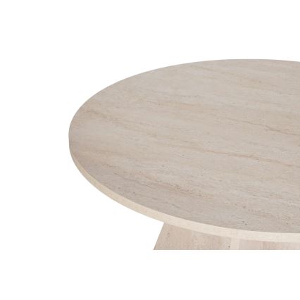 Söögilaud MATIN, läbimõõt 120 cm, beež