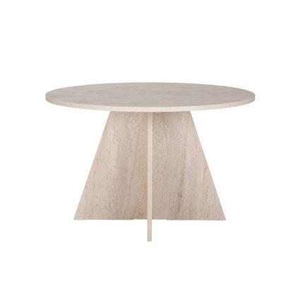 Söögilaud MATIN, läbimõõt 120 cm, beež