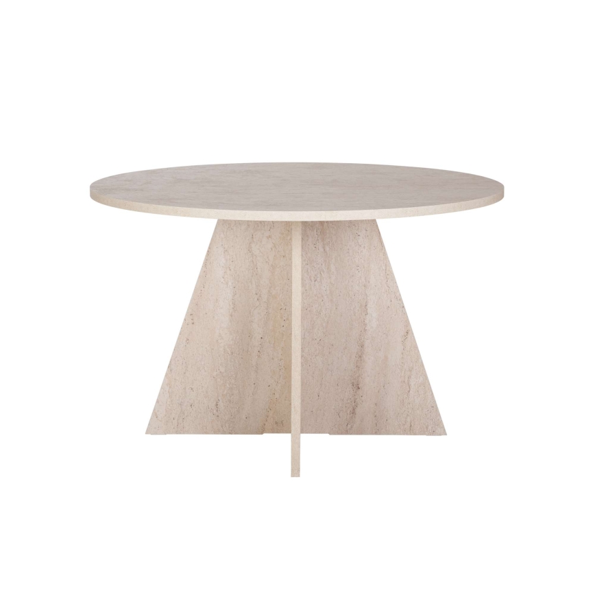 Söögilaud MATIN, läbimõõt 120 cm, beež