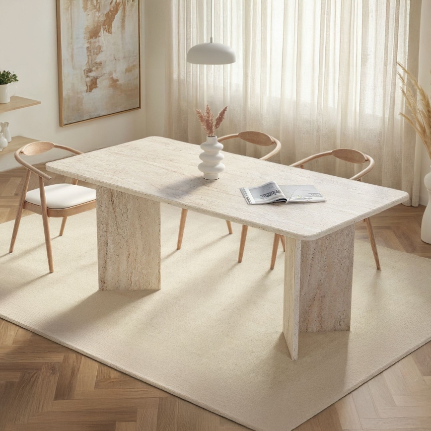 Söögilaud NEL 180x90 cm beež