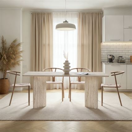 Söögilaud NEL 180x90 cm beež
