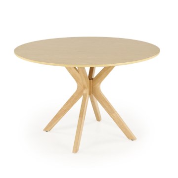 Söögilaud NICOLAS, Ø 120 cm, pruun