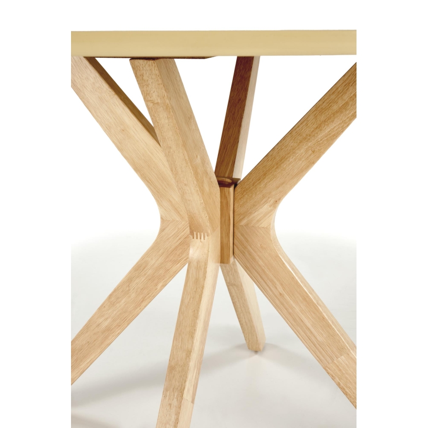 Söögilaud NICOLAS, Ø 120 cm, pruun