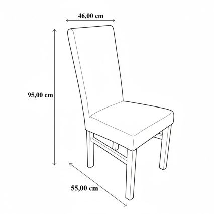 Söögitool ALISON pruun/pöök