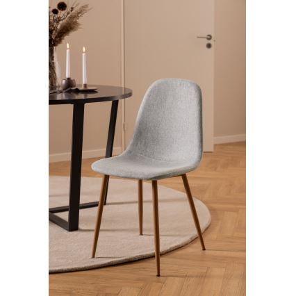 Söögitool KAIA 1 tk helehall/tamm