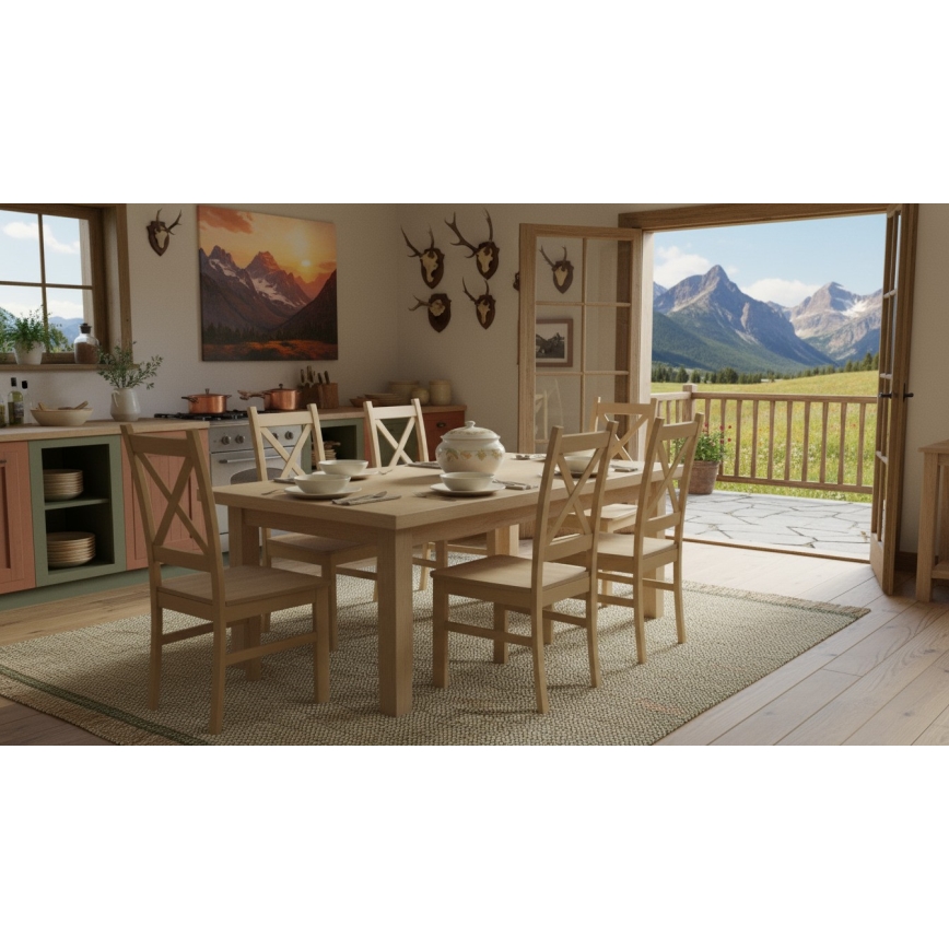 Söögitool NATE tamm sonoma