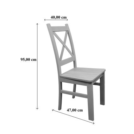 Söögitool NATE tamm sonoma/must