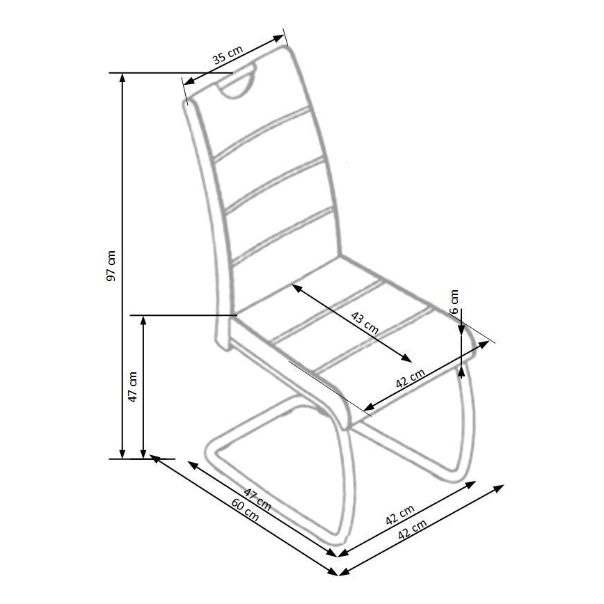 Söögitool SAFFON, 1 tk, beež