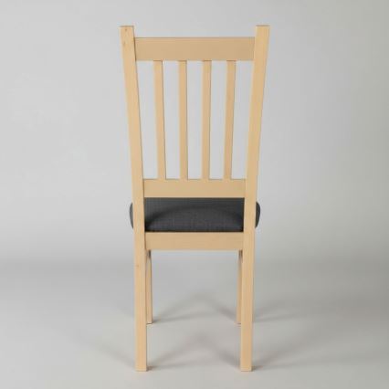 Söögitool SIMON pöök/tumehall