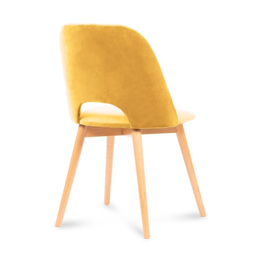 Söögitool TINO 86x48 cm kollane/hele tamm