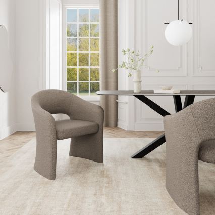 Käetugedega söögitool TORI, taupe