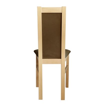 Söögitool ZOE pöök/tumepruun