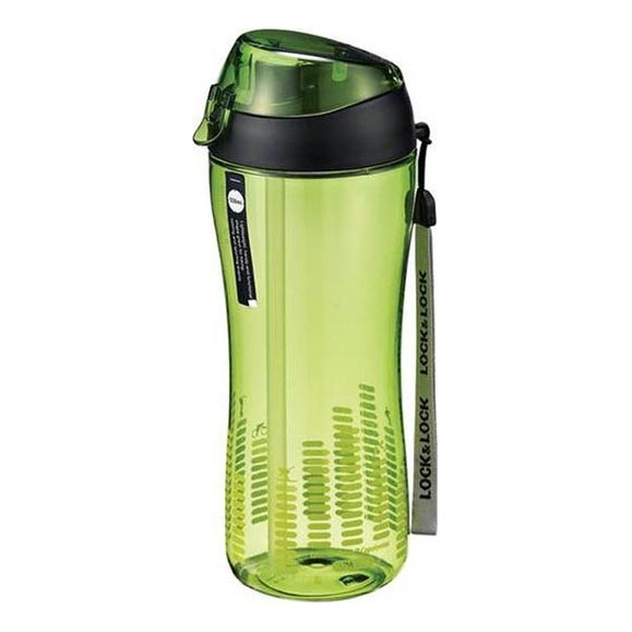 Spordipudel koos kõrrega 550 ml roheline