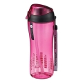 Spordipudel kõrrega 550 ml roosa
