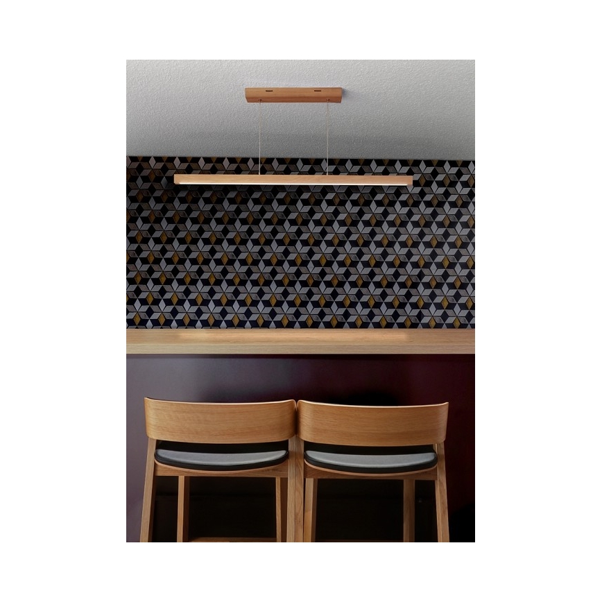 LED Hämardatav lühter SMAL LED/12W/230V tamm - FSC sertifitseeritud