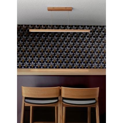 LED-hämardatav rippvalgusti kaablil SMAL LED/12W/230V tamm