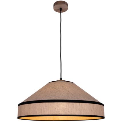 Rippvalgusti kaabliga AMIGO 1xE27/60W/230V tamm