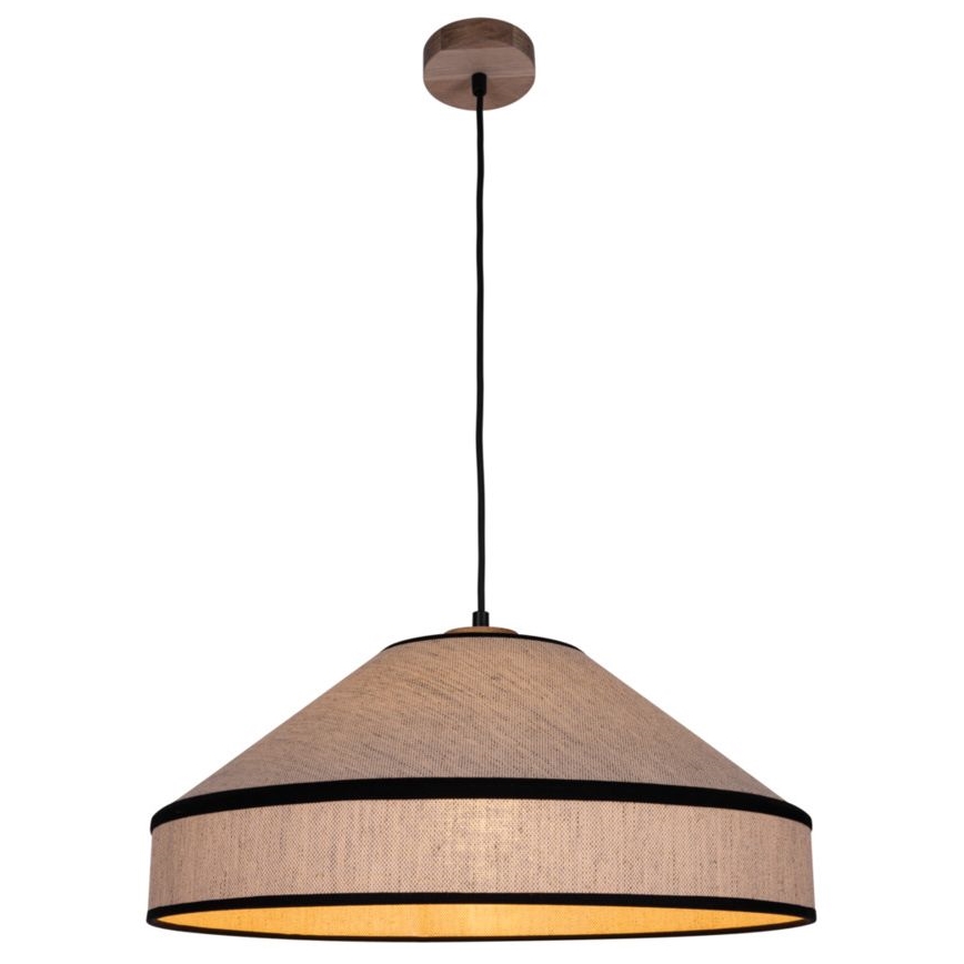 Rippvalgusti kaabliga AMIGO 1xE27/60W/230V tamm