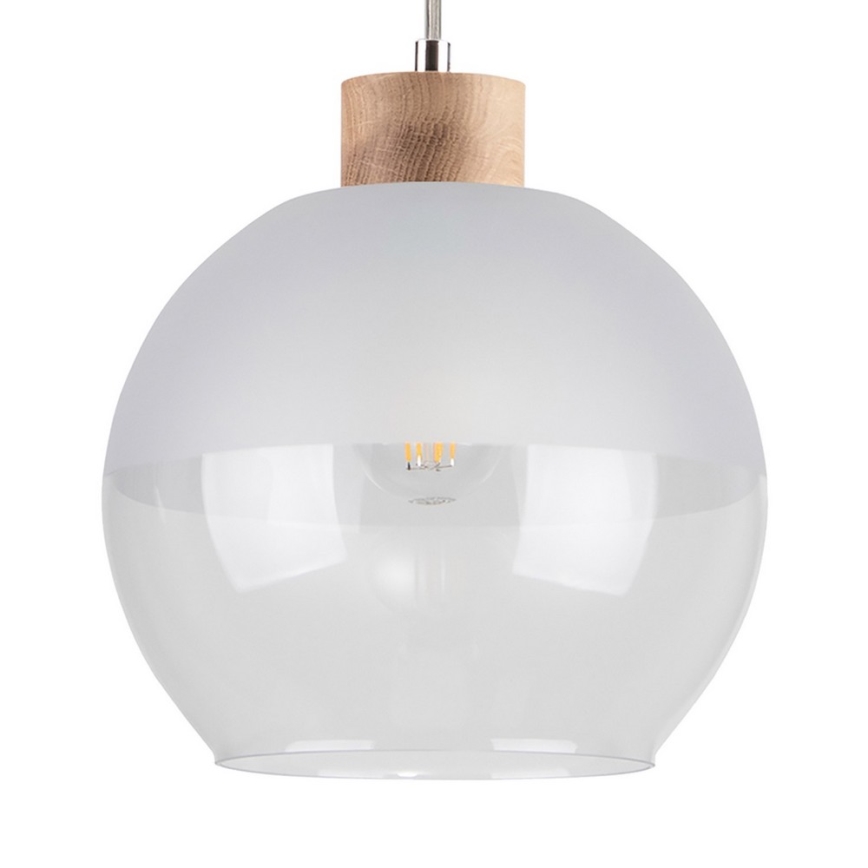 Lühter ALESSANDRO 1xE27/60W/230V tamm - FSC sertifitseeritud