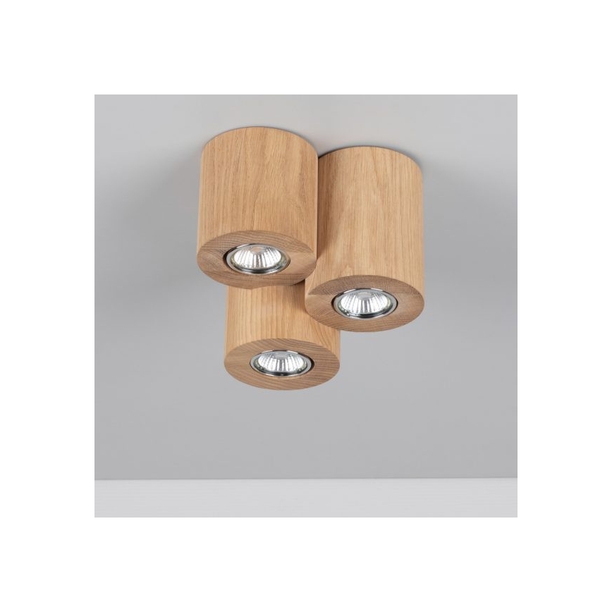 Laevalgusti WOODDREAM 3xGU10/6W/230V tamm - FSC sertifitseeritud